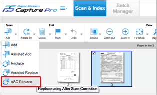 After Scan Correction (ASC)