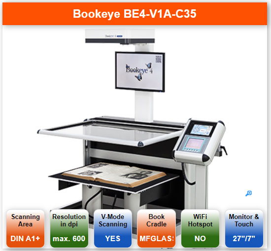 Book scanners - Docuvan